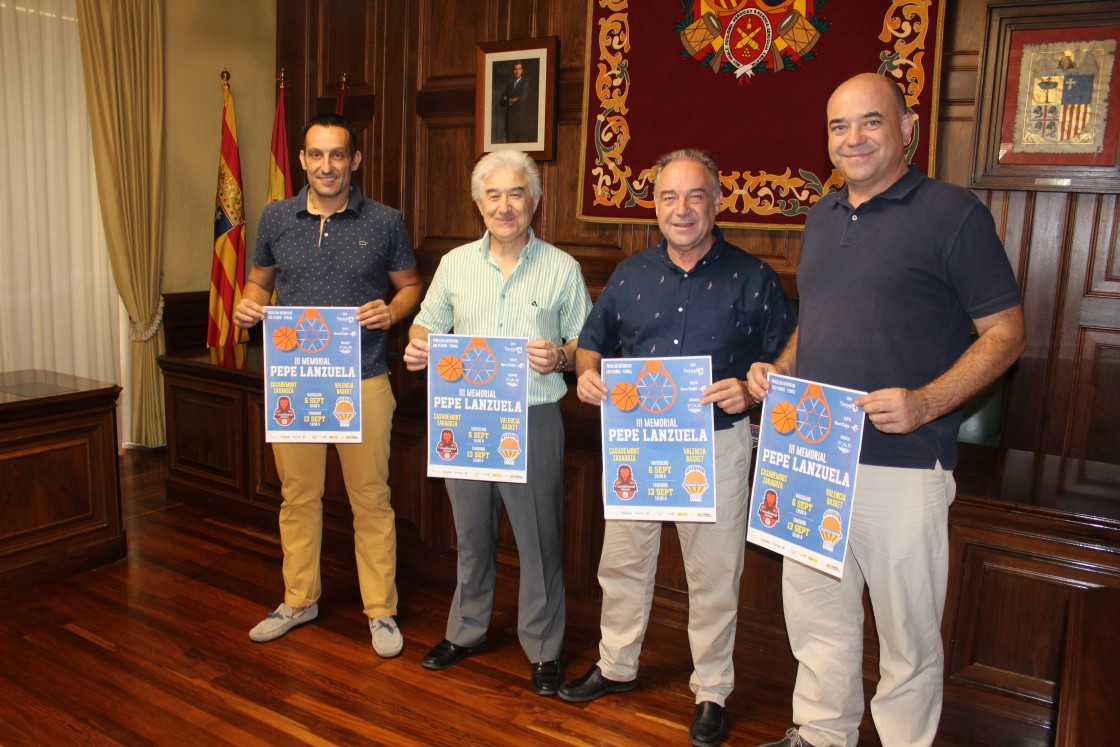 Casademont Zaragoza y Valencia Basket, protagonistas del III Memorial Pepe Lanzuela