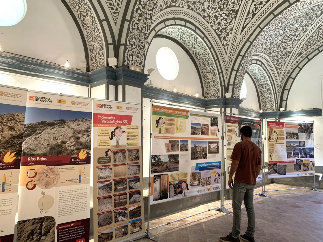 Urrea de Gaén acoge la muestra 'Los yacimientos paleontológicos BIC de la provincia de Teruel'