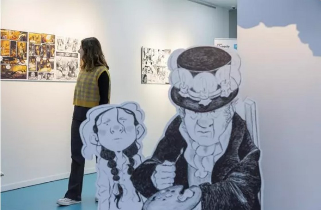 La Fundación Ibercaja estrena en Teruel la exposición de cómic ‘Universo Goya’