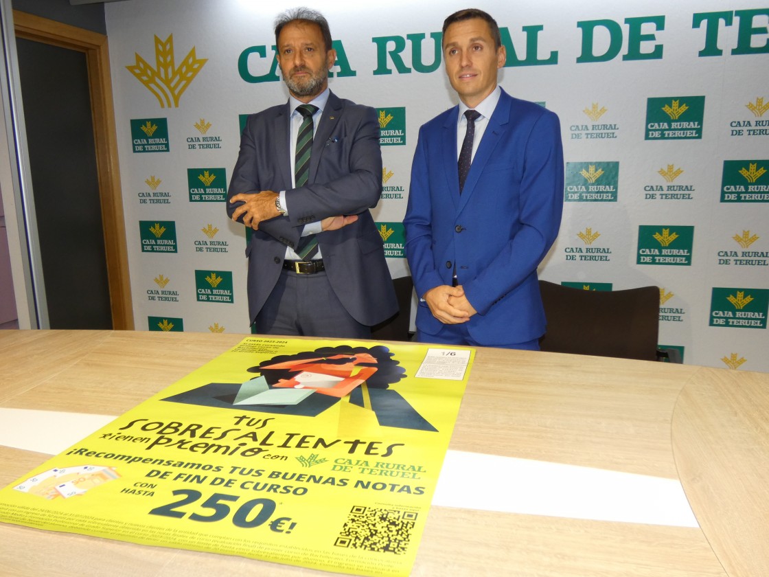 Caja Rural de Teruel premiará a alumnos de la provincia con 50 euros por cada sobresaliente