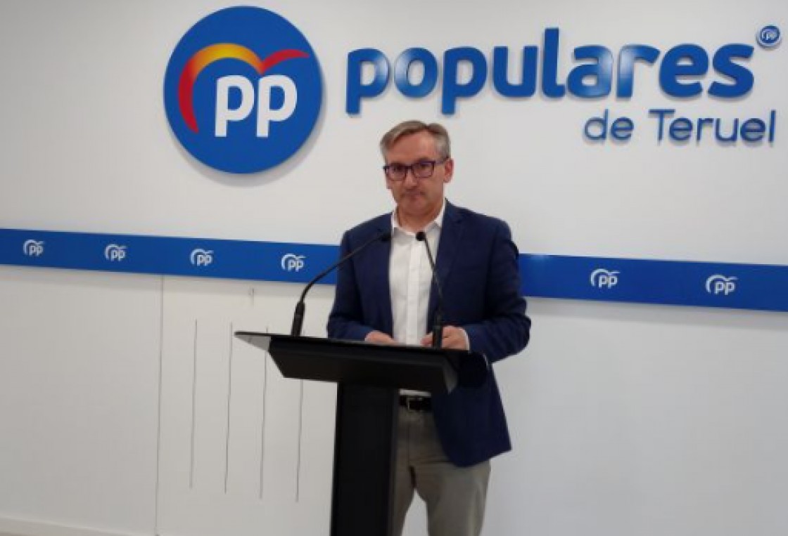 Juste (PP) insta al PSOE de Teruel a trabajar y ayudar, “y si no, que se aparte”