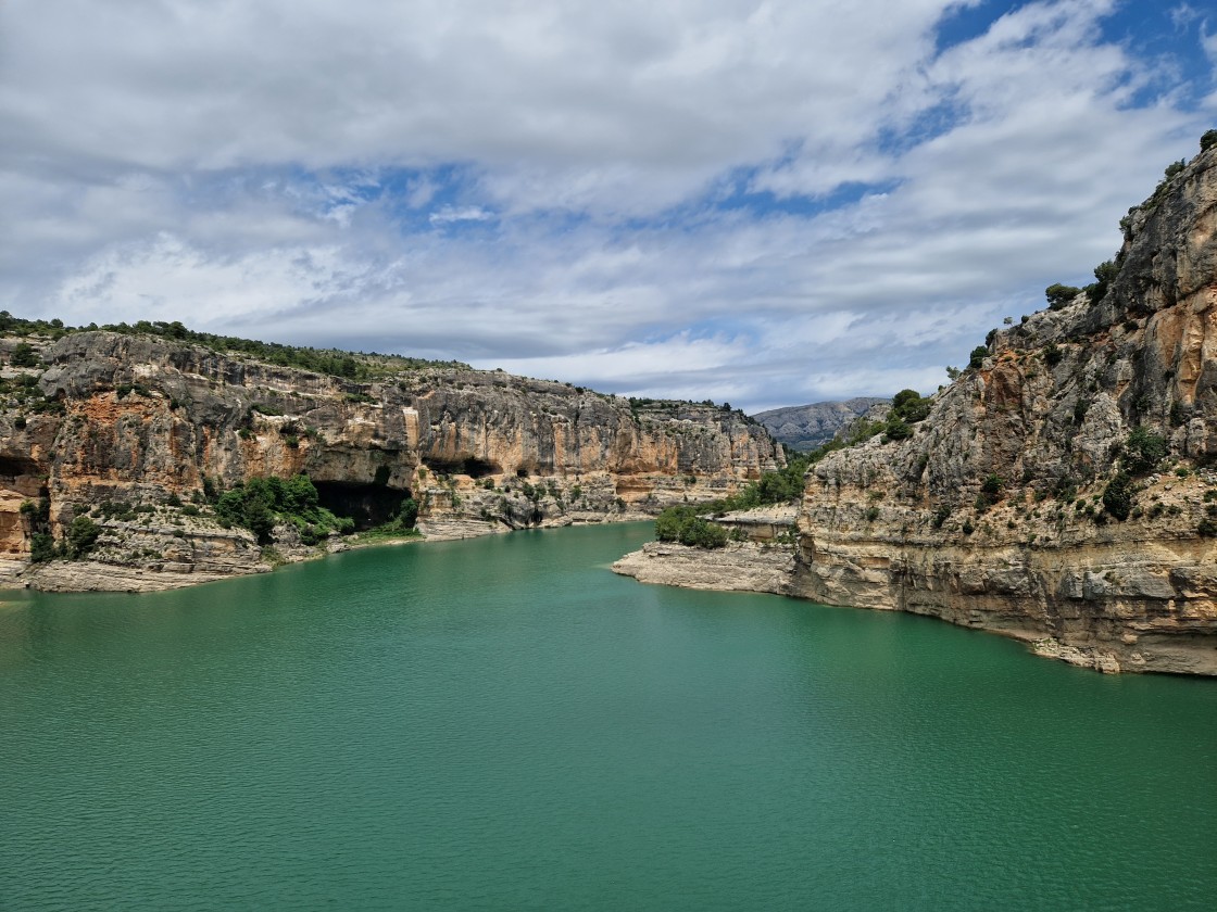 Acuaes prepara el Plan de Emergencia de la presa del Cañón de Santolea