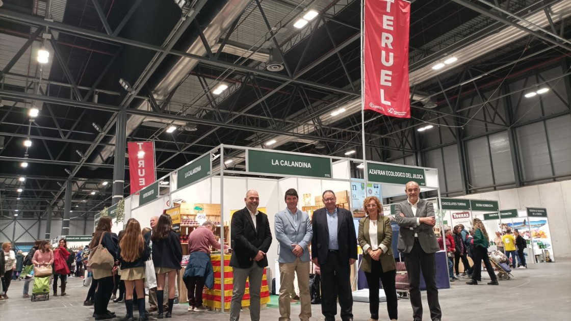 Nueve empresas turolenses promocionan los productos agroalimentarios de la provincia en la Ferie Biocultura en Madrid