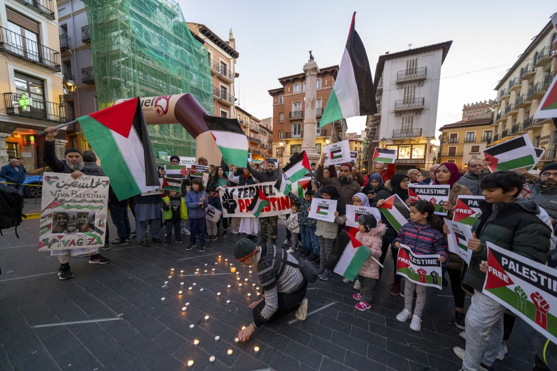 Vigilia para exigir el fin de la violencia contra el pueblo palestino