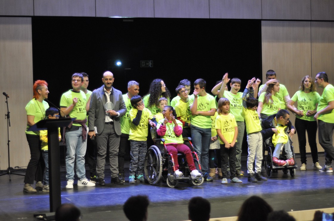 Daniel del Carmen recoge el Premio Solete en la luminosa XIV Gala de Anudi a favor de las personas con discapacidad