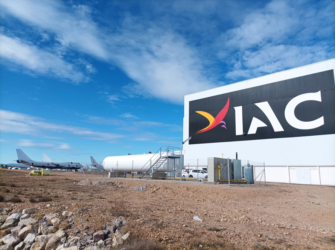 Redexis construye una planta de gas propano para suministrar al aeropuerto de Teruel