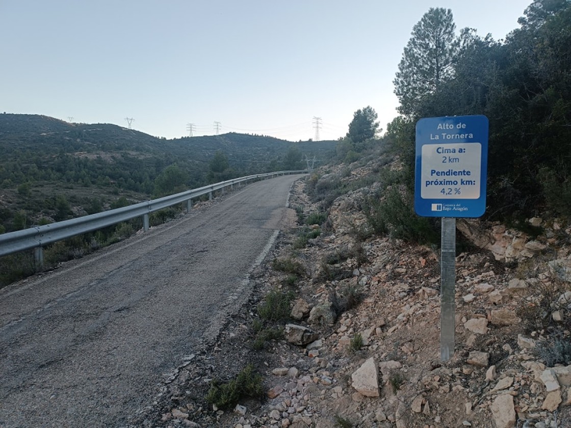 El Bajo Aragón señaliza cinco rutas ciclistas para sumar nuevos visitantes