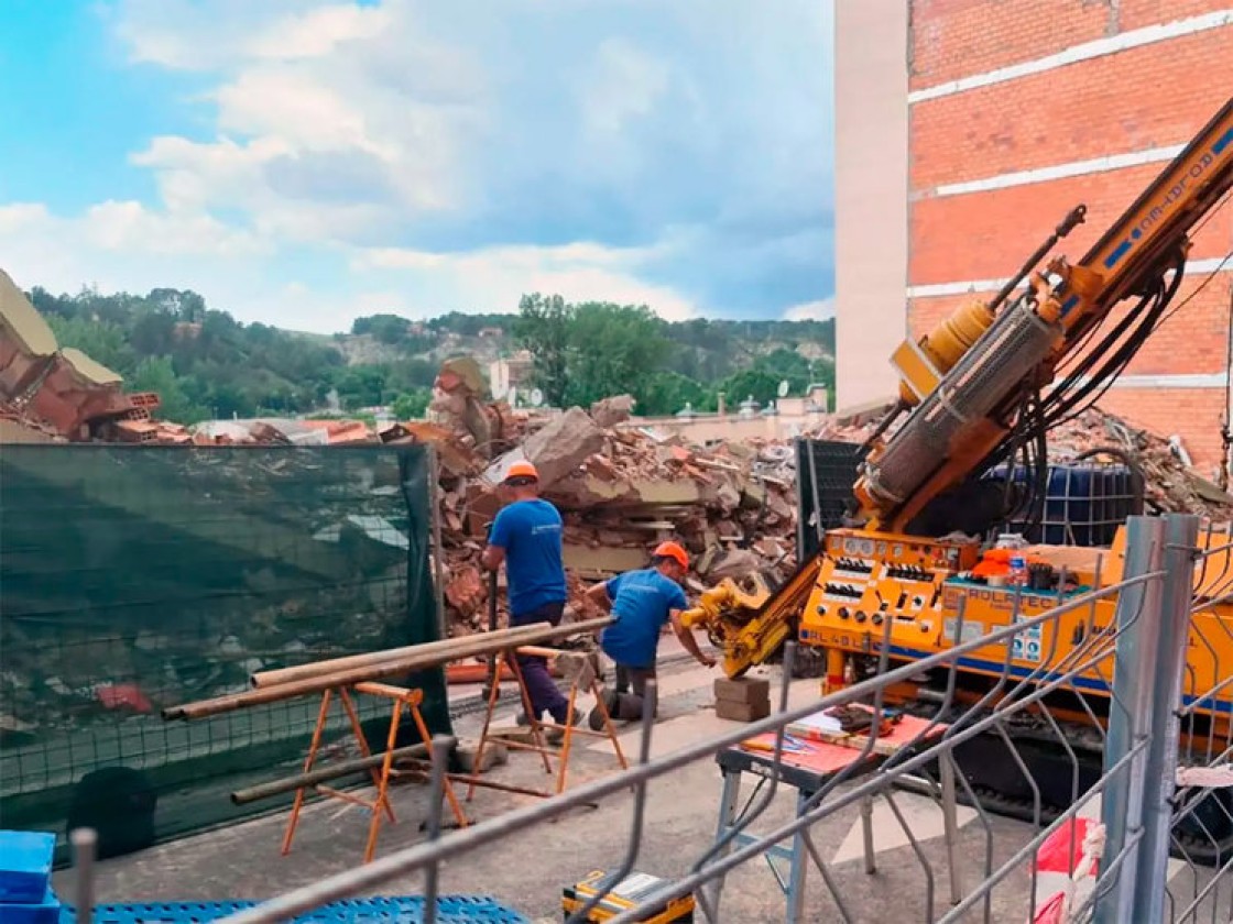 Los técnicos de los vecinos de San Francisco 21 de Teruel piden conservar elementos para determinar las causas del derrumbe