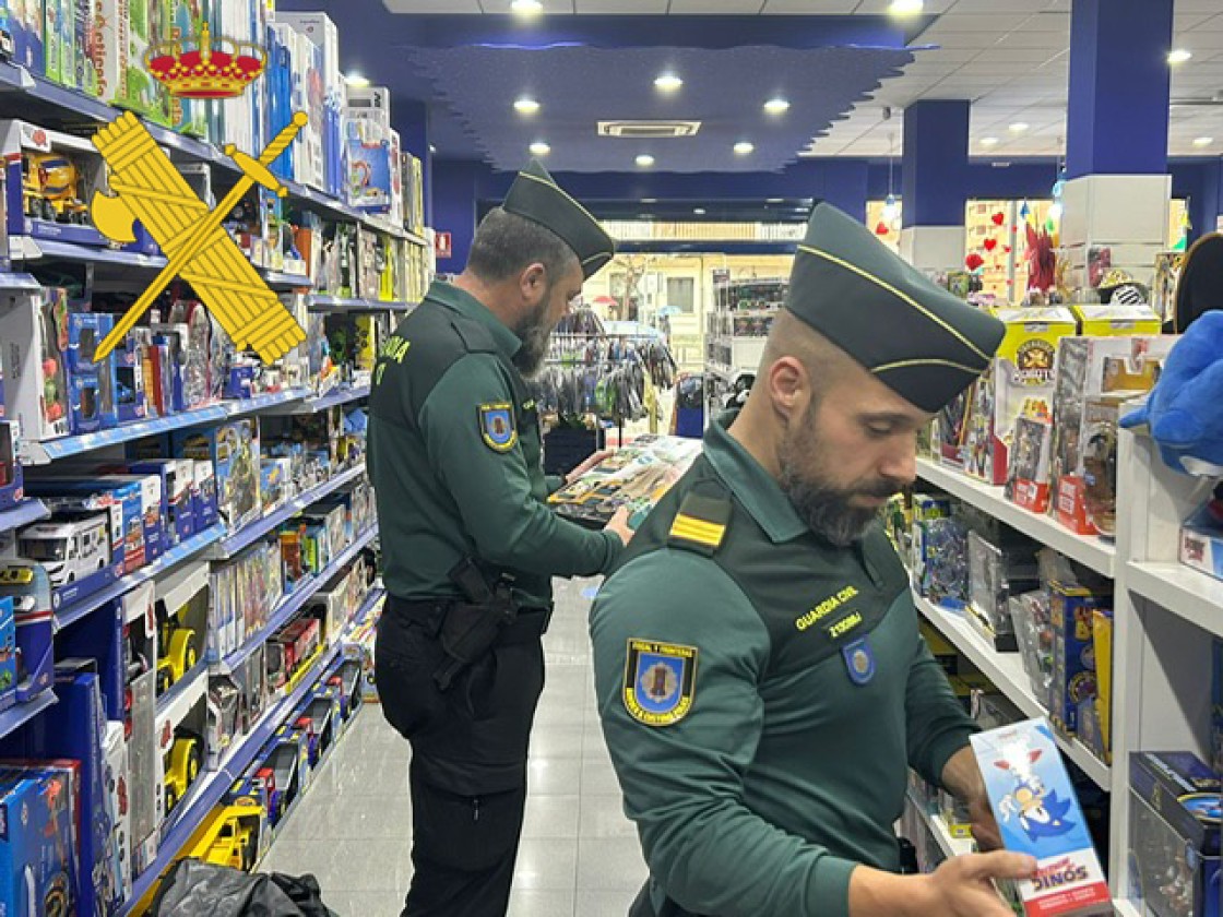 La Guardia Civil de Teruel retira 848 artículos infantiles que no reunían las condiciones para su venta