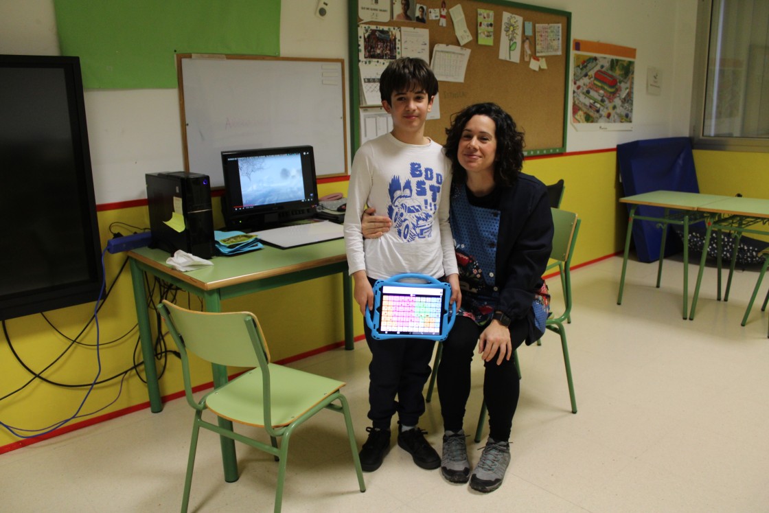 La tecnología, un aliado para la comunicación del alumnado del colegio Arboleda de Teruel