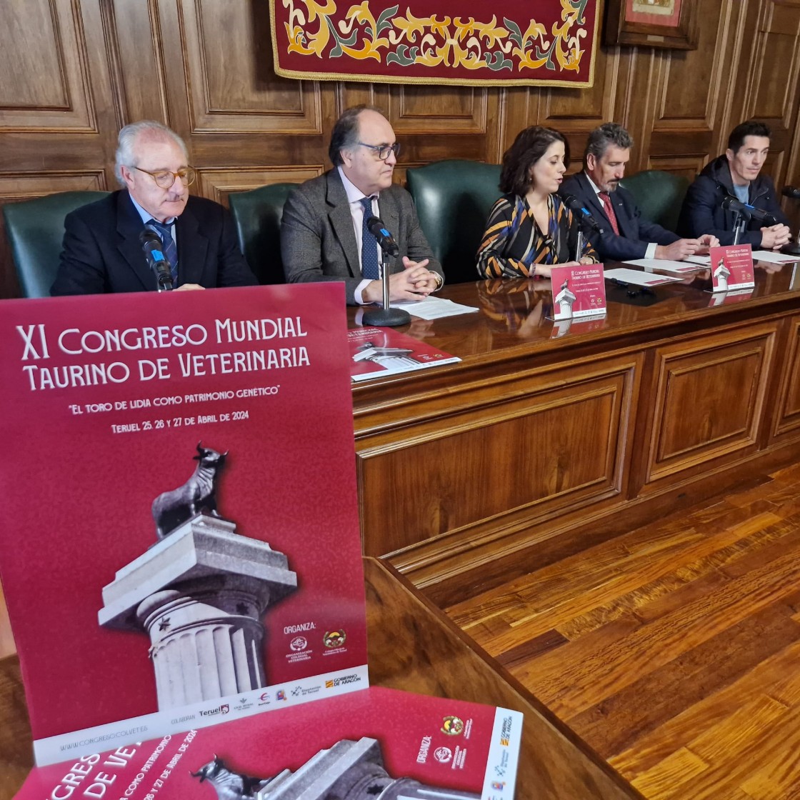 Unos 200 profesionales participarán en las actividades del XI Congreso Mundial Taurino de Veterinaria en Teruel