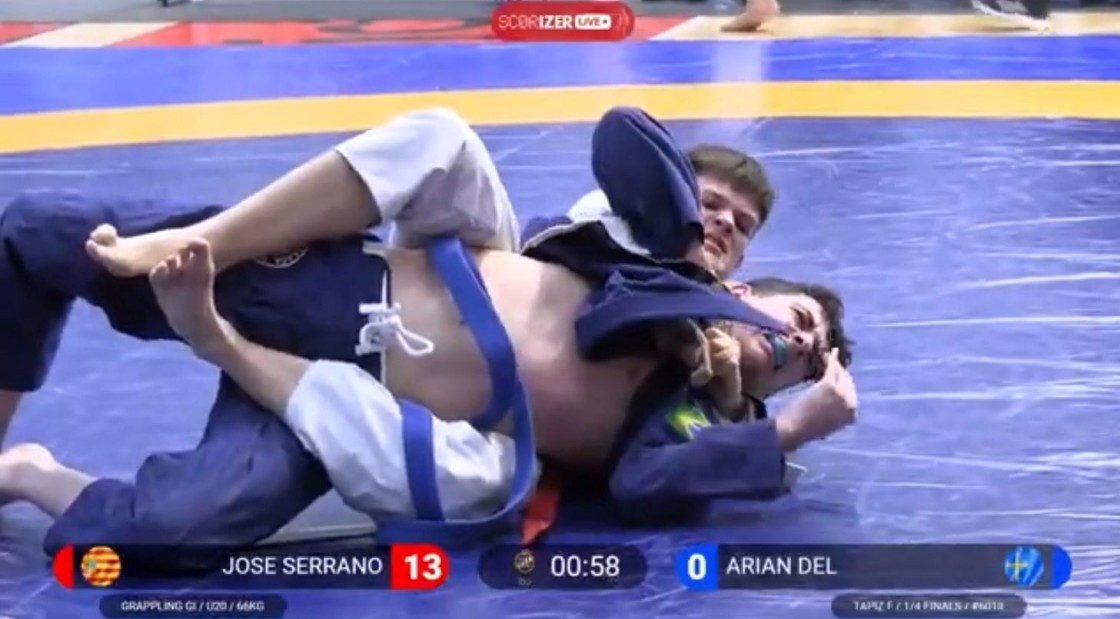 José Serrano, de la casualidad al bronce nacional de lucha Grappling