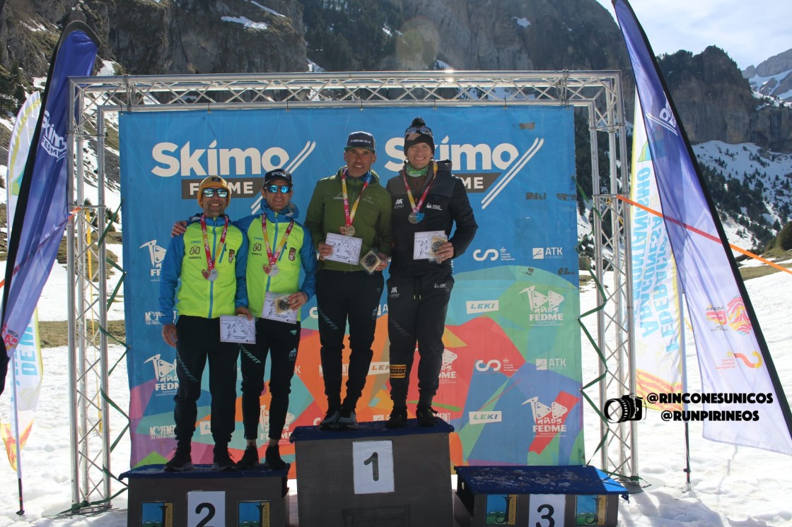 Jorge Catalán, campeón de España de esquí Máster 40