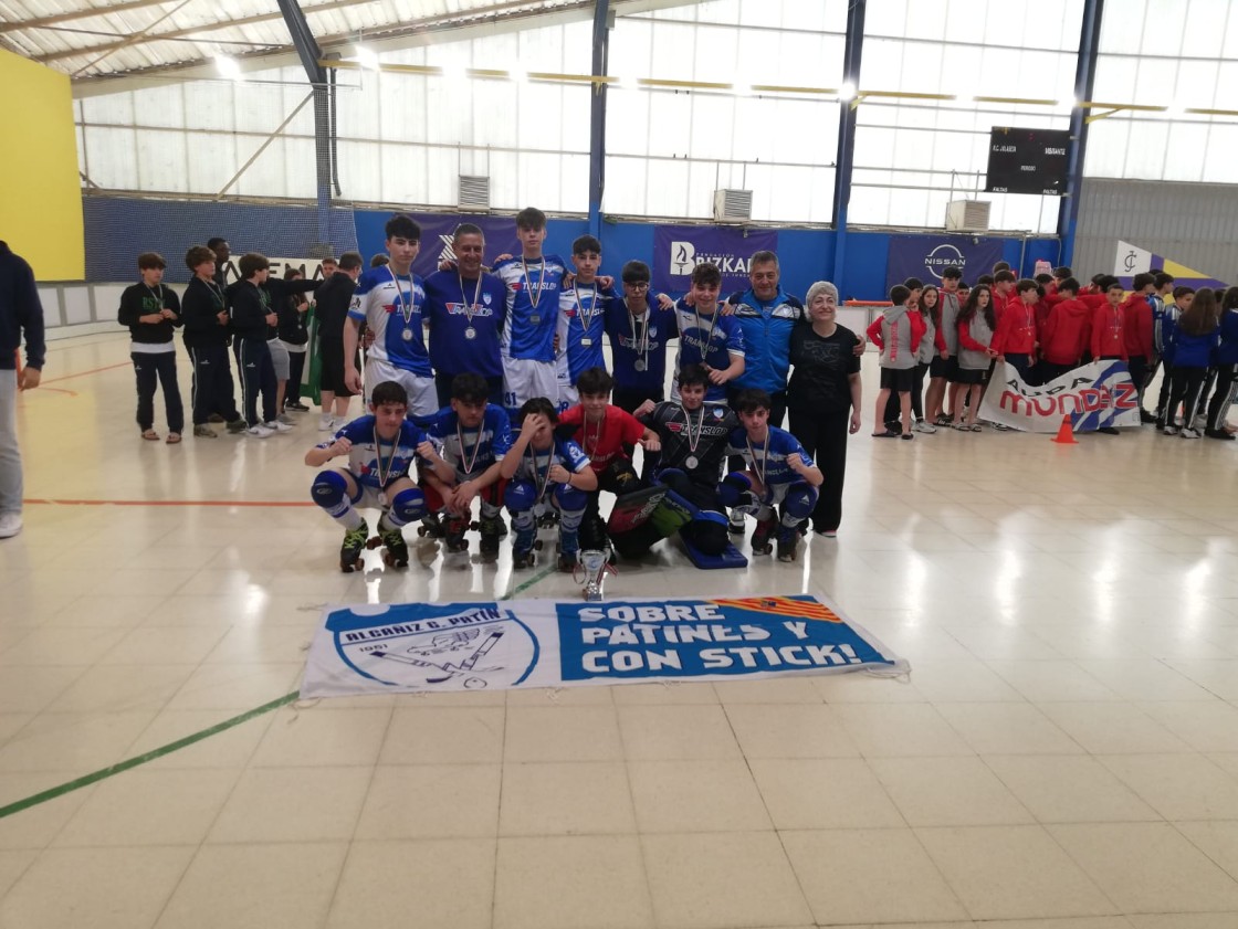 El infantil del Alcañiz Club Patín se clasifica para el Campeonato de España de Hockey