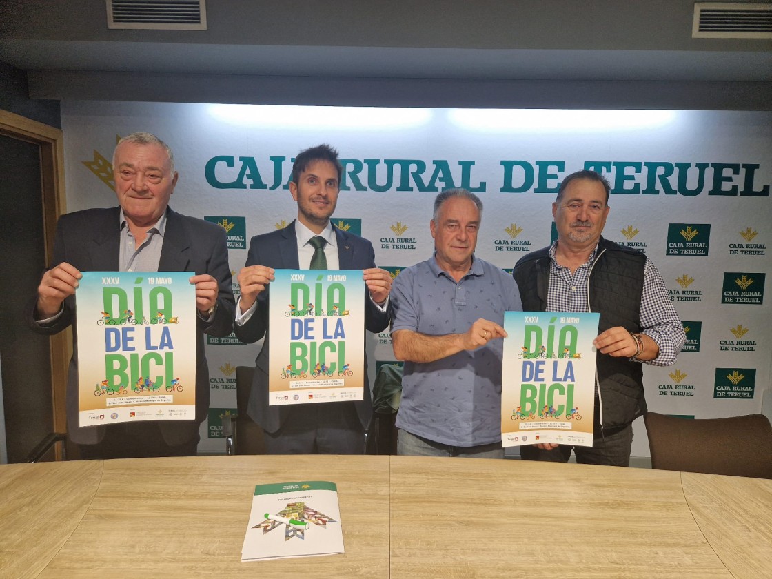 El Día de la Bicicleta de Teruel cumple este domingo su XXXV aniversario