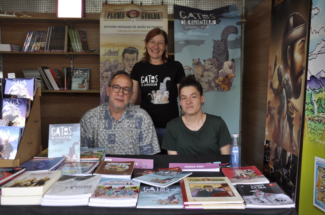 Nerea Díez y Juanarete, dibujante y guionista de cómic: “Queremos que ‘Gatos  de Cementerio’ sea una serie,  pero el público es el que decide”