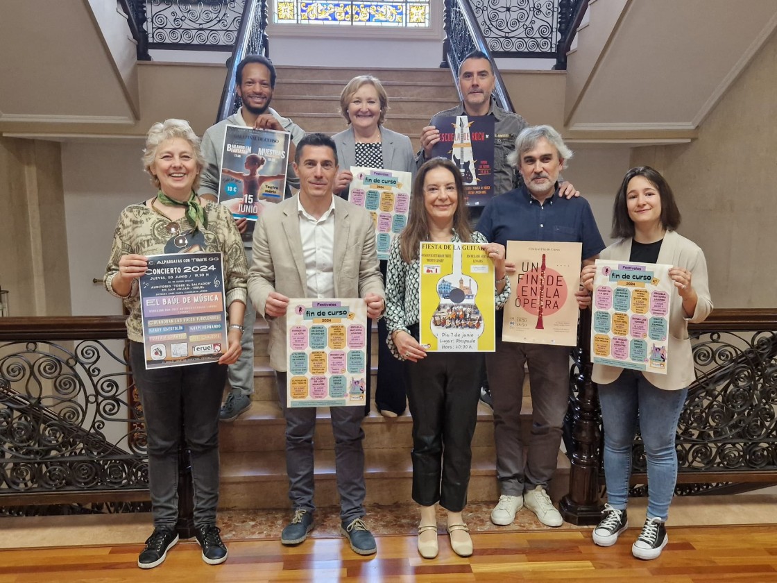 Más de un millar de turolenses participará en los festivales culturales de fin de curso en Teruel