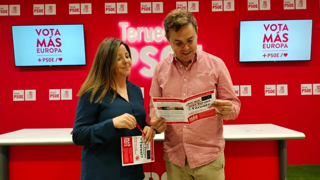 El PSOE Teruel llama a la movilización de la ciudadanía el 9J en una cita “crucial” para “contener a la ultraderecha”