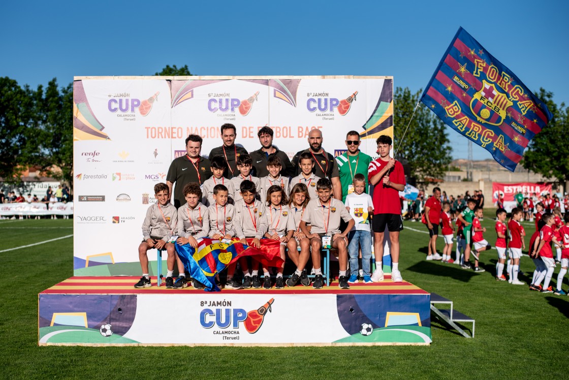 Las promesas del fútbol ya están en Calamocha para que ruede el balón