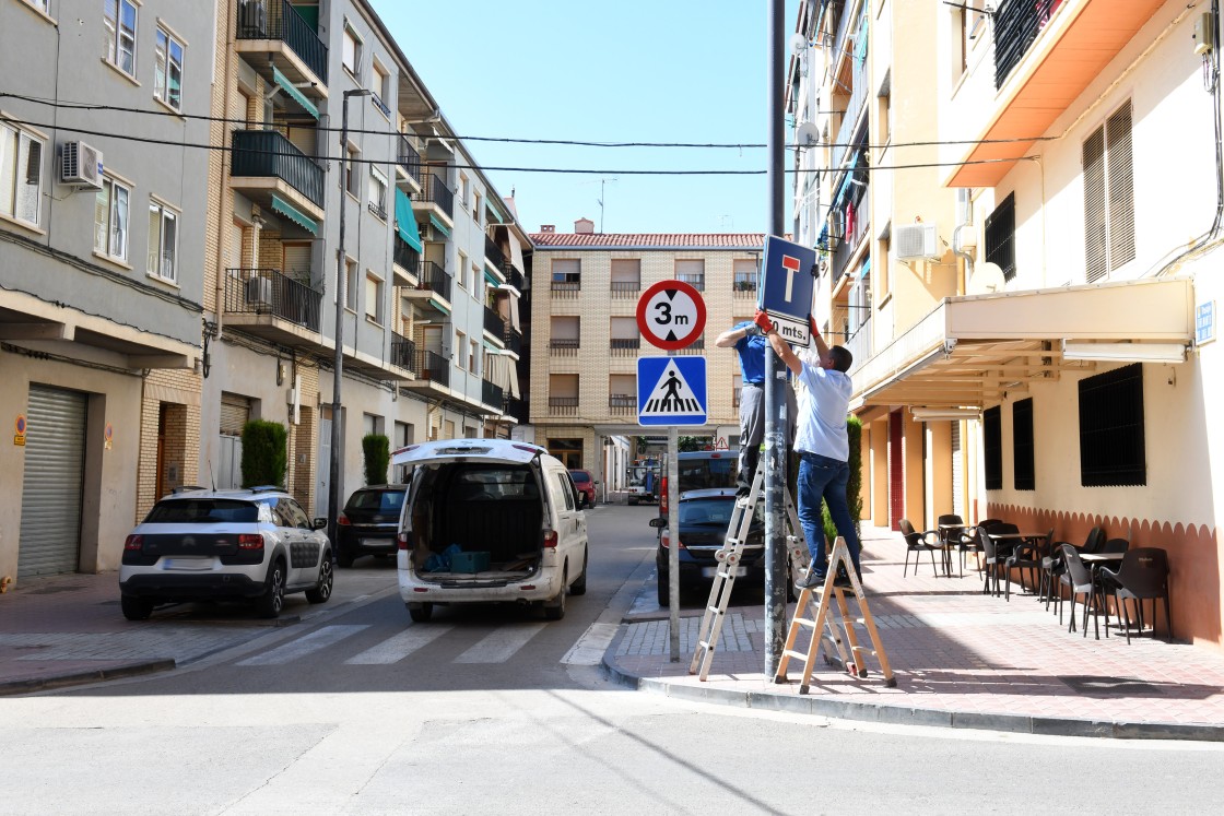 El Pasaje Belmonte de San José de Alcañiz pasa a ser de un sentido de circulación