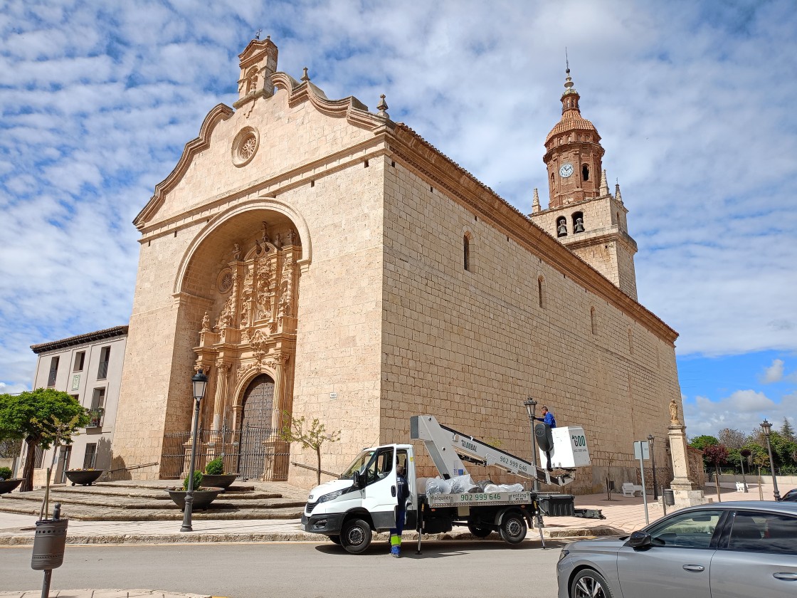 Comienza la renovación del alumbrado público exterior de Calamocha y sus barrios