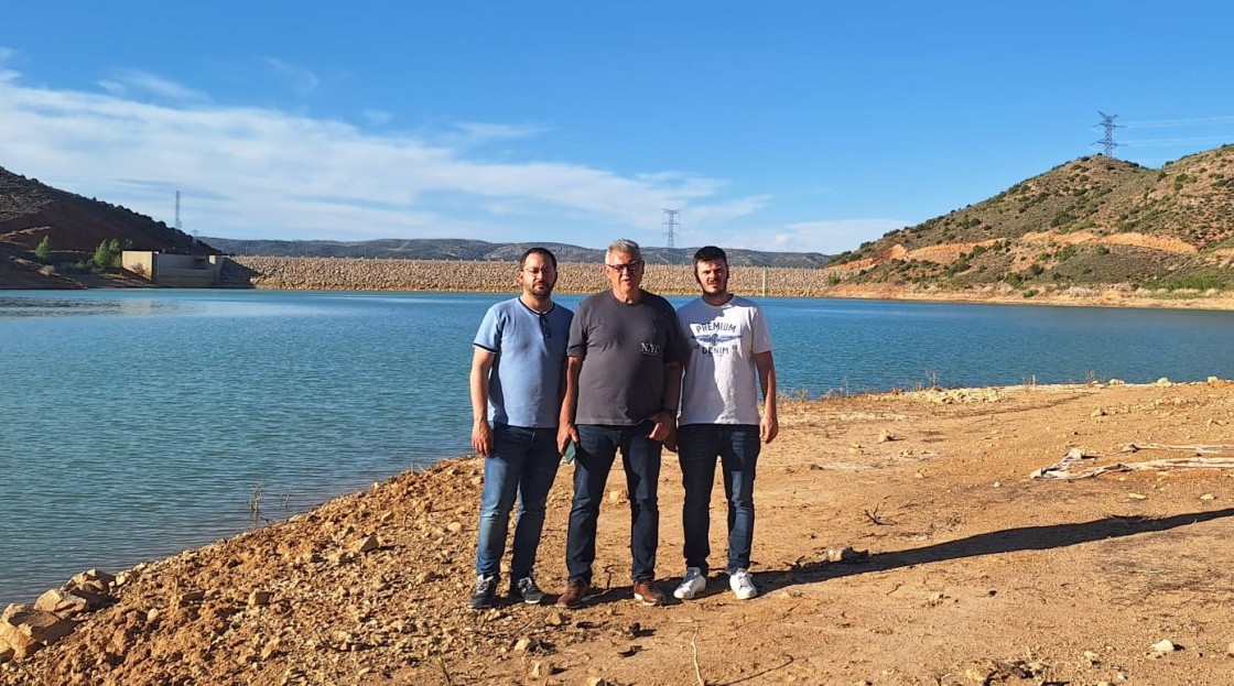 El bajo nivel del embalse de Las Parras por la sequía deja al descubierto restos humanos cerca del lugar donde se catalogó patrimonio de la Edad de Hierro