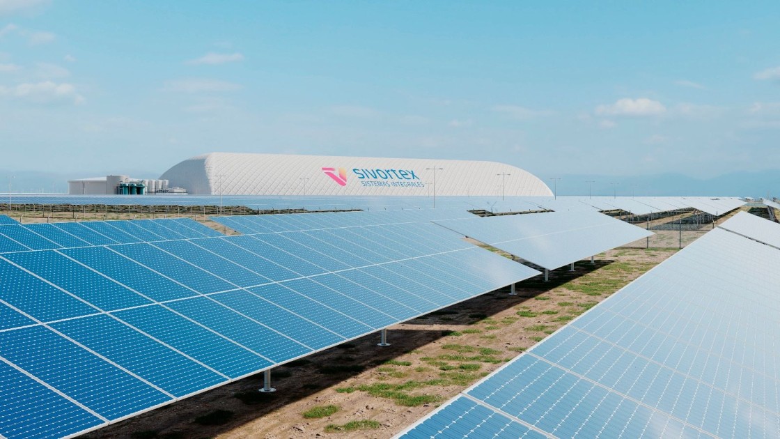 Sivortex propone en Teruel un parque que combina generación fotovoltaica y almacenamiento con CO2