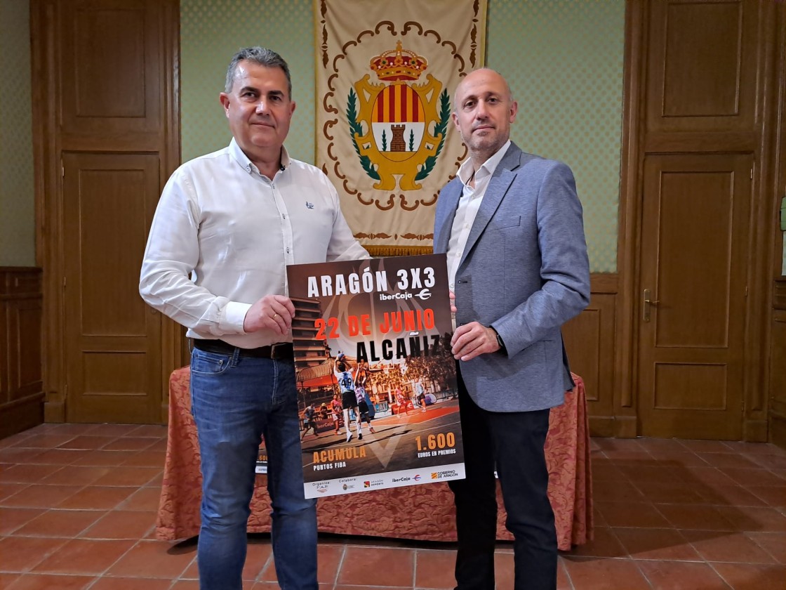 Alcañiz acogerá la quinta jornada del Circuito 3x3 Aragón Ibercaja