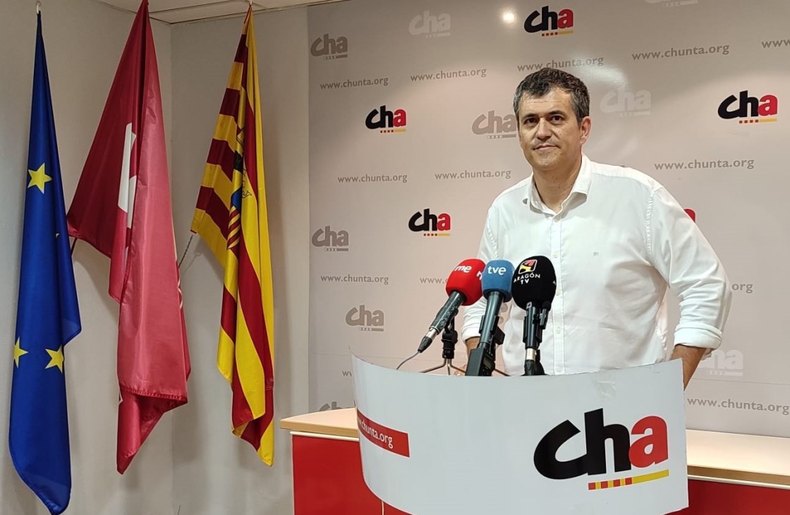 CHA pide la convocatoria de elecciones tras la ruptura del Gobierno de Aragón PP-Vox