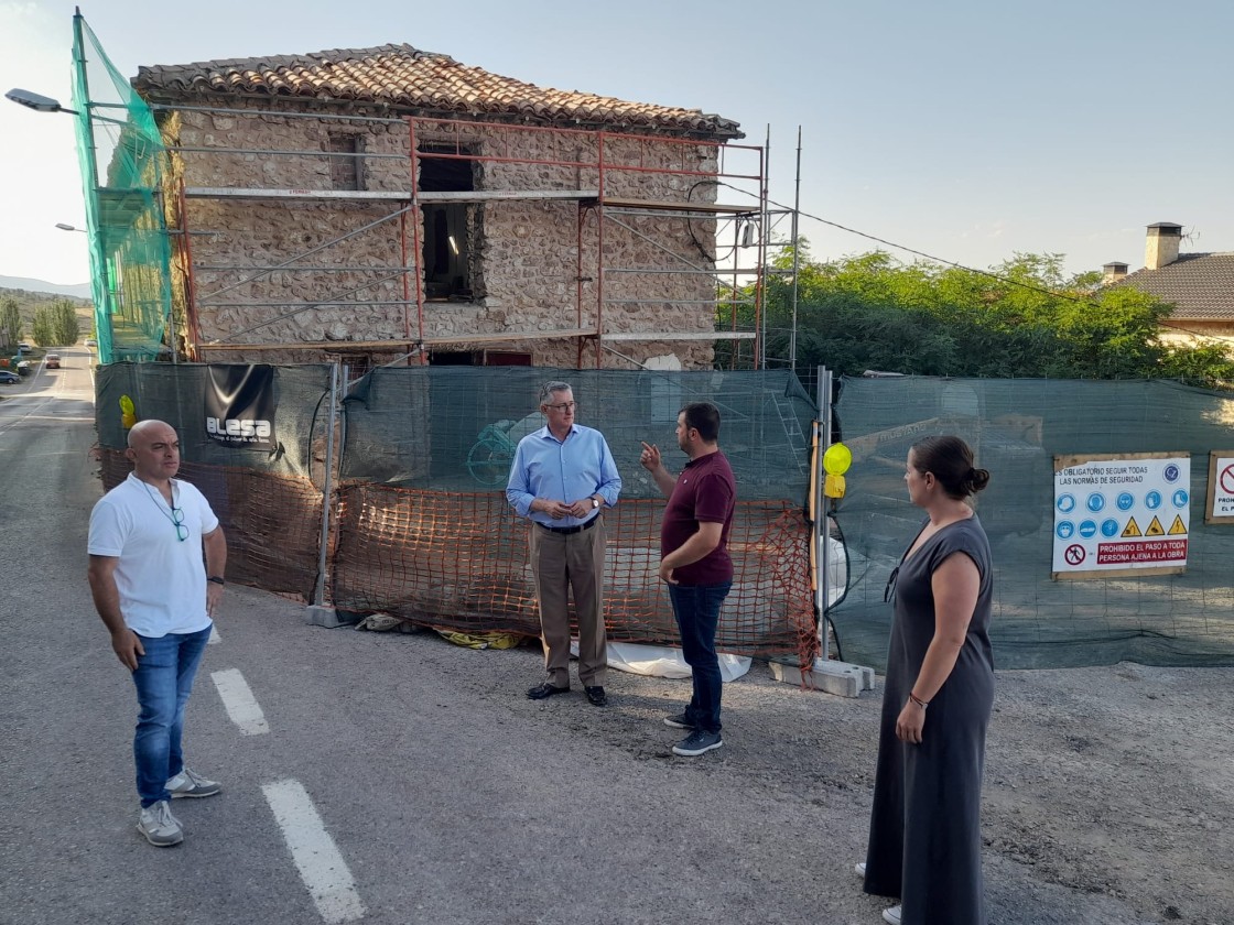 Avanzan las obras del futuro museo celtíbero de Bronchales