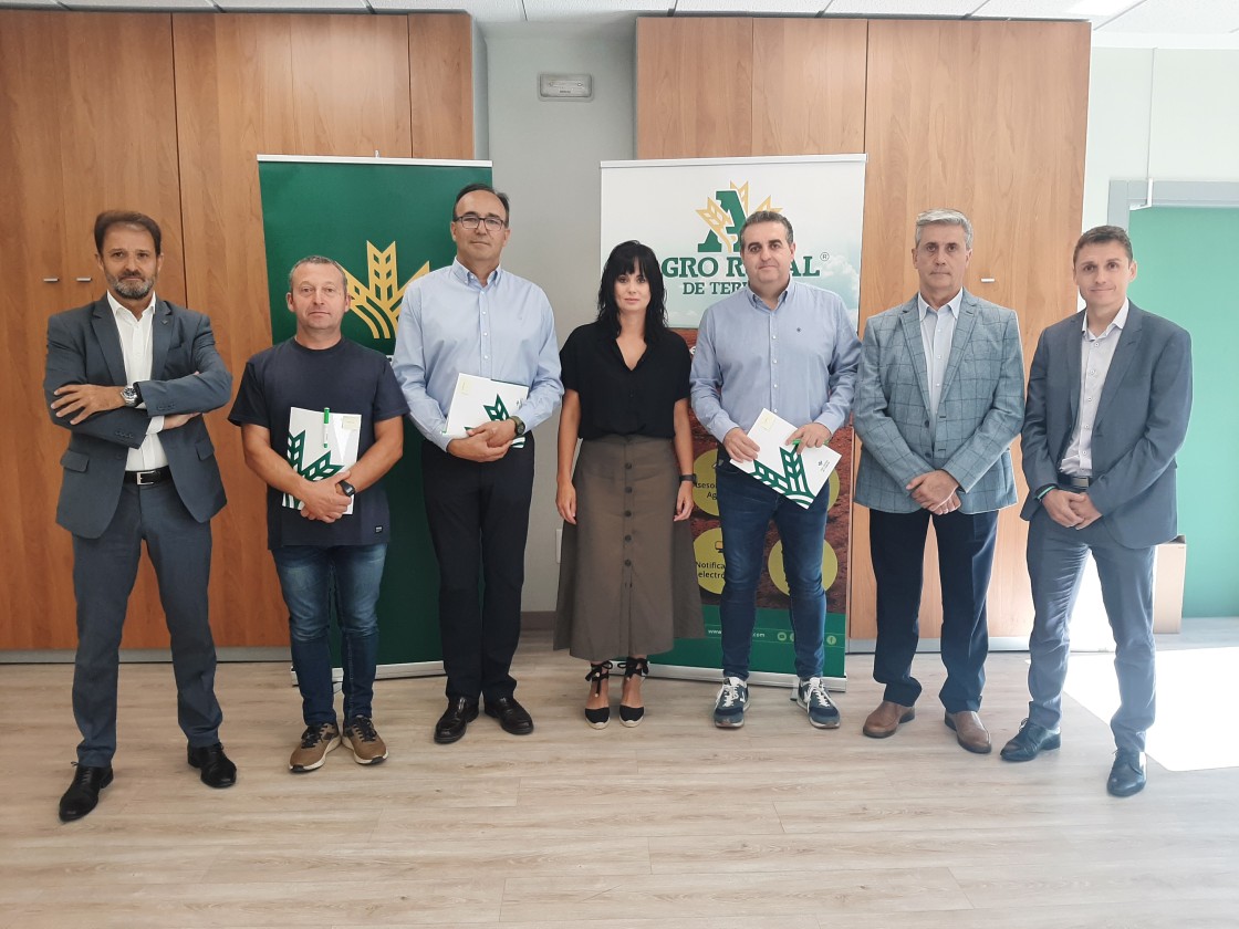 Caja Rural de Teruel renueva su compromiso con los sindicatos agrarios ASAJA, UAGA y UPA