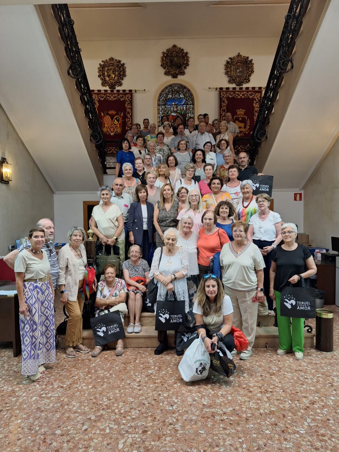 Visita de la Formación ANFE al Ayuntamiento de Teruel