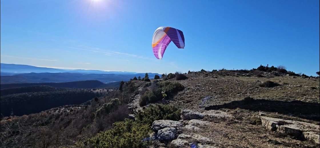 Jabaloyas acogerá el campeonato de Aragón de parapente de precisión