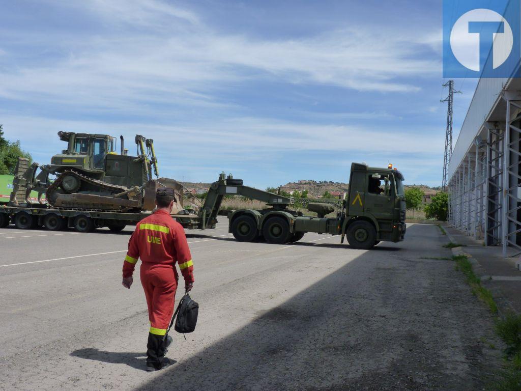 La UME llega a Alcañiz y Andorra para preparar la campaña contra el fuego