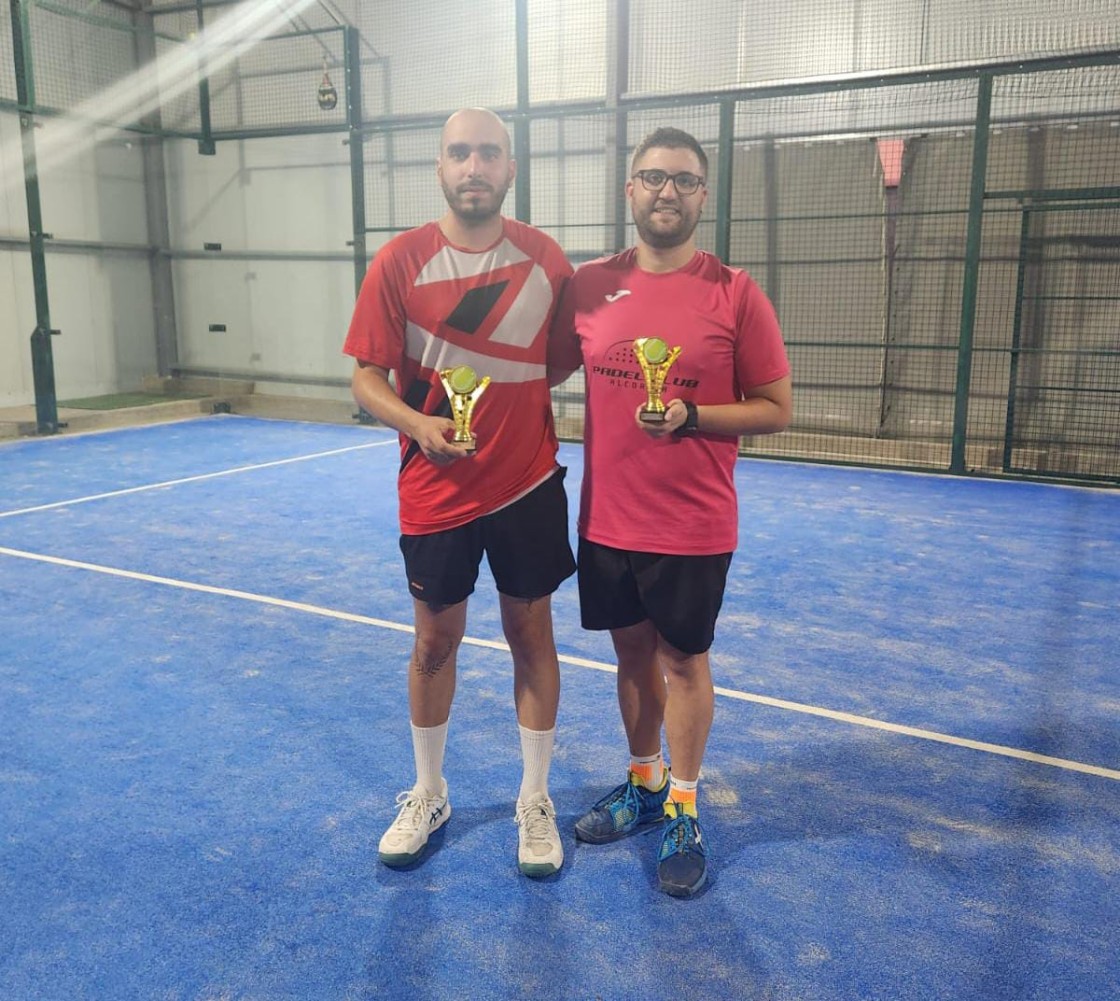 Colás y Martín, campeones de la Liga Asirocla de Alcorisa