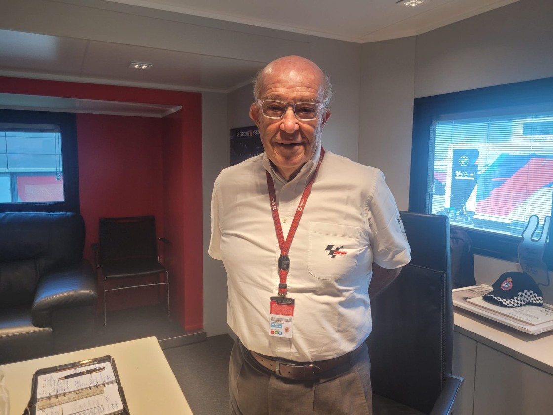 Carmelo Ezpeleta, CEO de Dorna Sports: “Las administraciones están ahora implicadas en la continuidad de la MotoGP en Alcañiz”