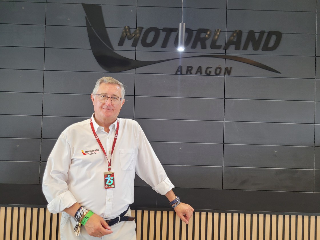 Manuel Blasco, consejero del Gobierno de Aragón y presidente de Motorland: “En un año hemos logrado una estabilidad en Motorland y que el Gran Premio sea un éxito”