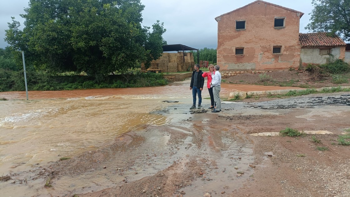 Juste compromete el apoyo de la DPT para hacer frente a los destrozos por las riadas