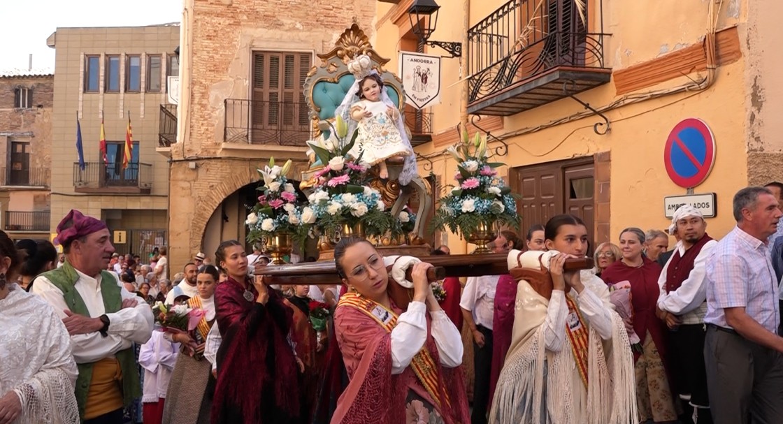 Una nueva imagen de la Niña María protagoniza las fiestas de Andorra