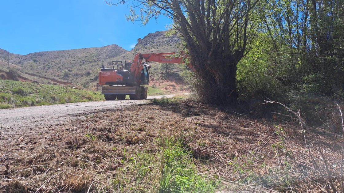 El Ayuntamiento de Utrillas y la Diputación de Teruel colaboran para rehabilitar y mejorar la carretera entre Las Parras de Martín y Cervera del Rincón