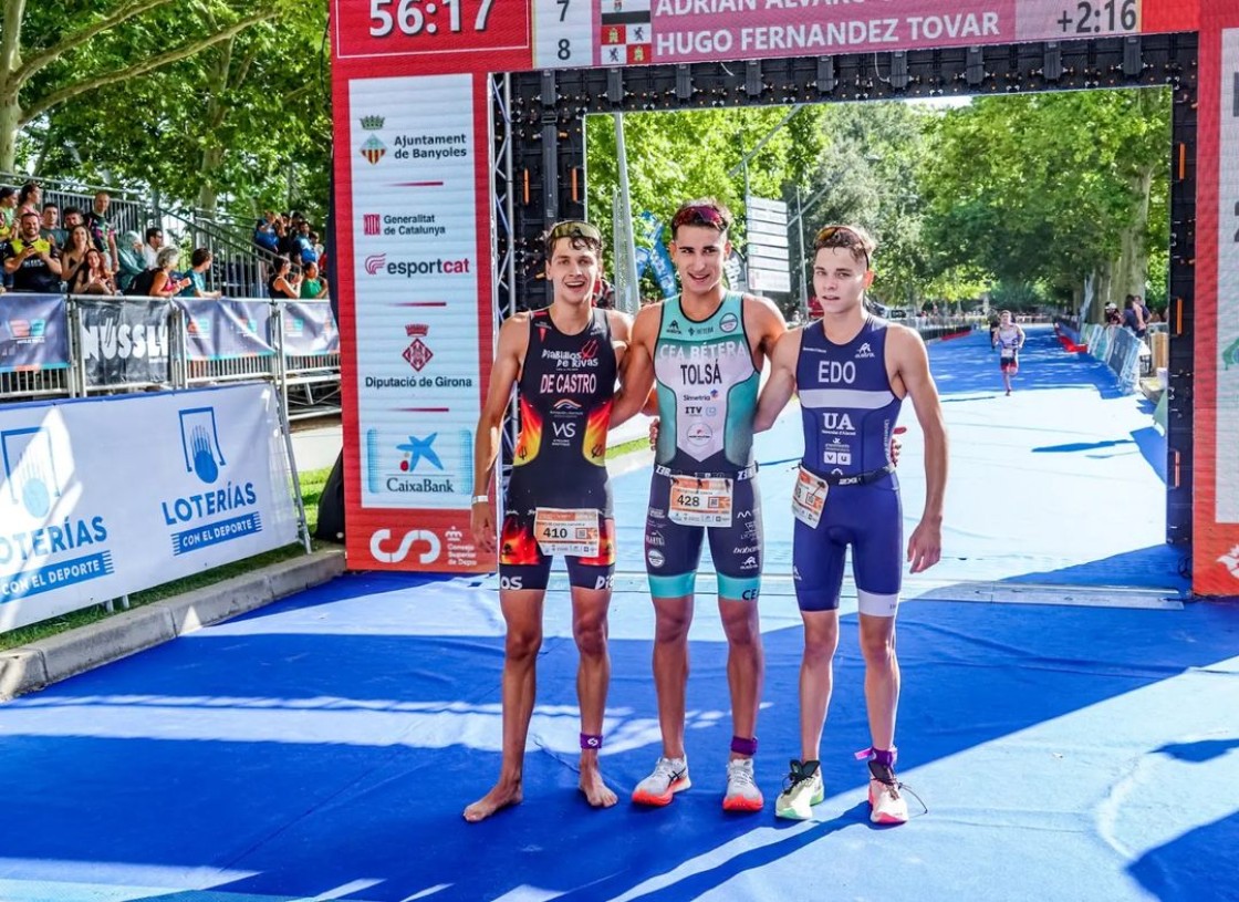 Izan Edo, tercero en el nacional de la distancia sprint