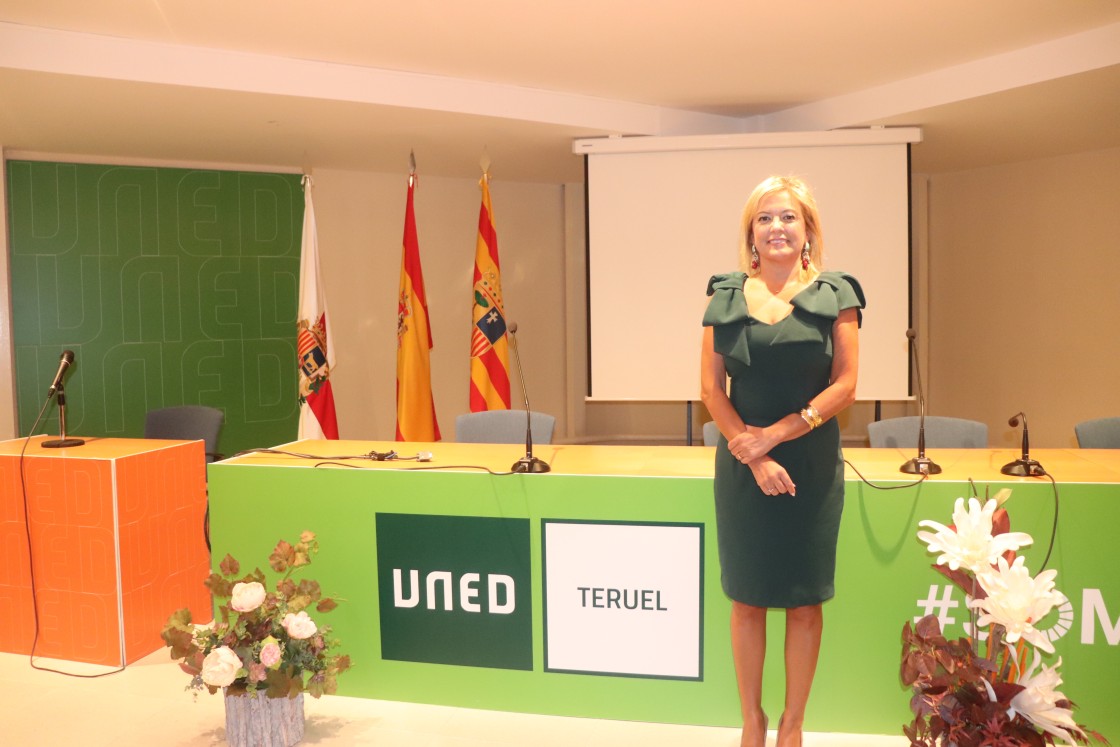 Raquel Arribas, directora del Centro Asociado de la UNED en Teruel: “La Uned se diferencia porque es muy flexible, es cercana y con plataformas de vanguardia”