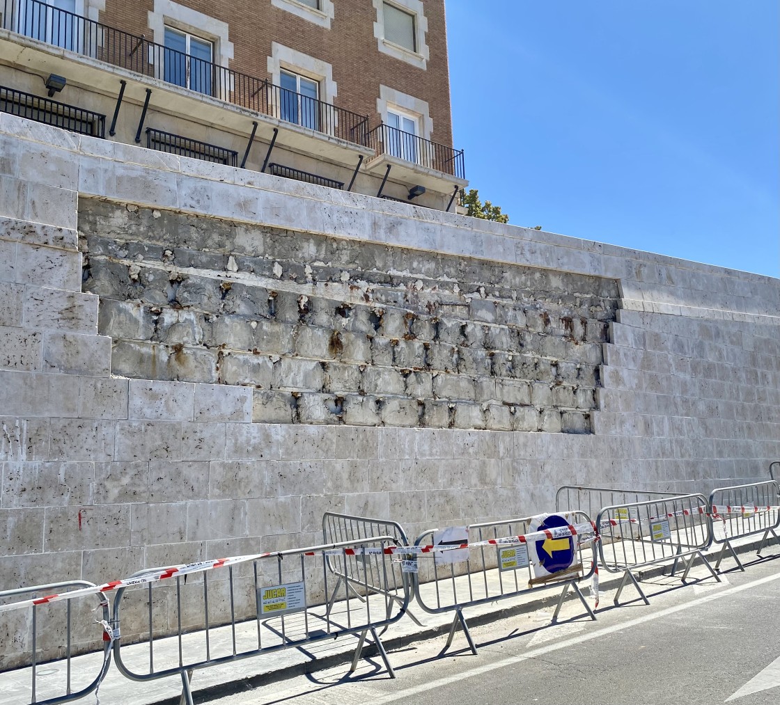 Corte de tráfico en la Ronda de la Glorieta