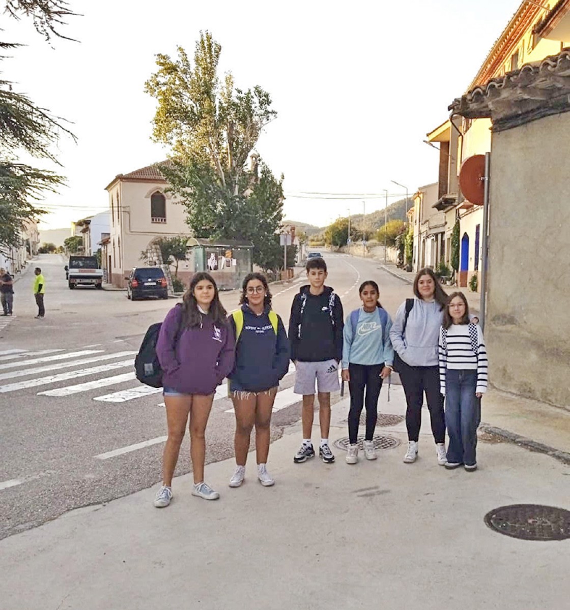 Los estudiantes de Torrevelilla ya pueden utilizar el servicio de autobús hasta Alcañiz