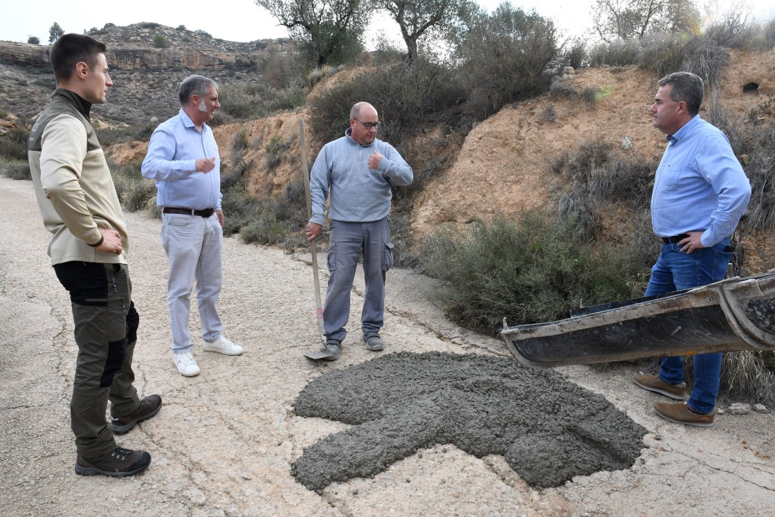 El Ayuntamiento de Alcañiz mejora el camino de Santa Bárbara