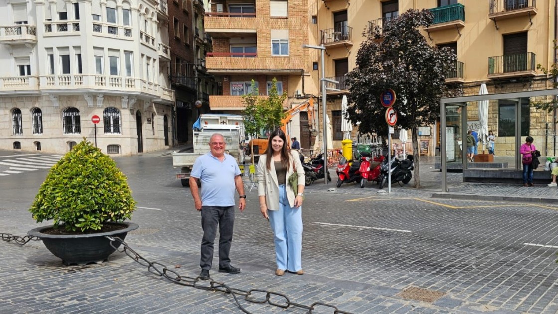 Teruel Existe propone realizar un estudio para llevar a cabo un tratamiento adecuado en el subsuelo del paseo del Óvalo