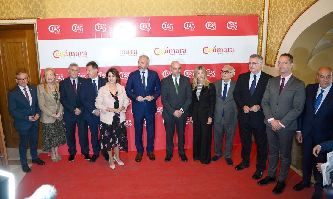 La Cámara de Teruel celebra 125 años de “dedicación, esfuerzo y compromiso” con el empresariado