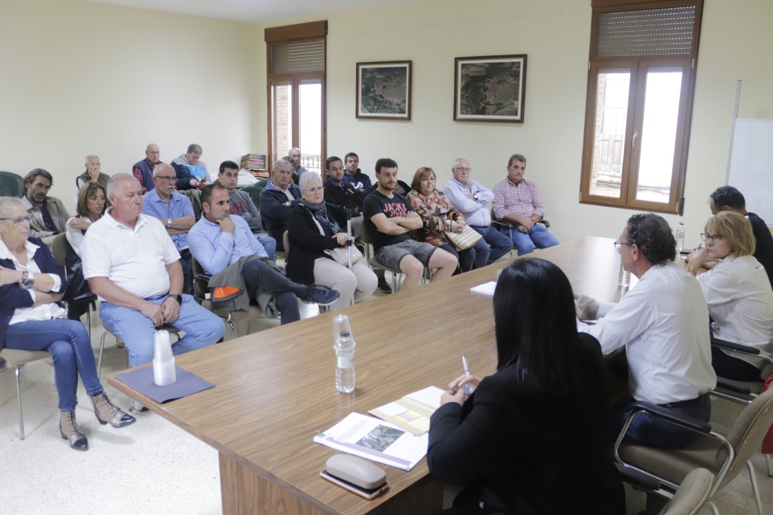 Los alcaldes del Jiloca afectados por las tormentas unen su voz ante la Confederación del Ebro