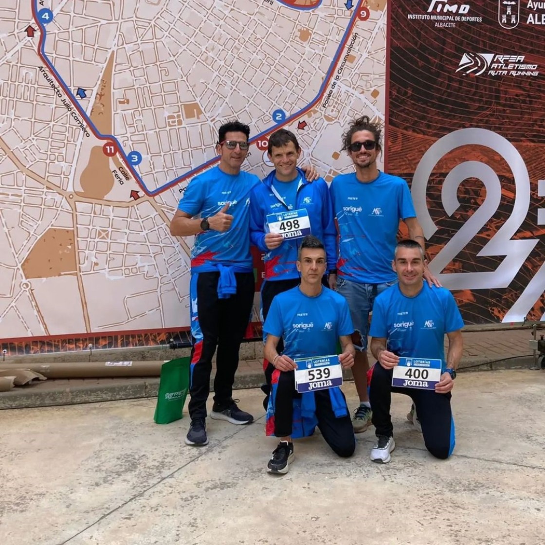 Presencia de la Atlética Turolense en la Copa de España de Media Maratón master