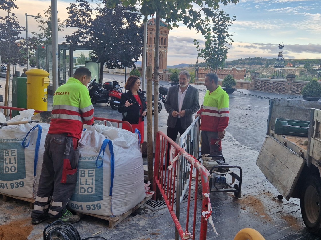 El Ayuntamiento de Teruel asegura que un estudio geotécnico de 2003 garantiza la estabilidad del paseo del Óvalo